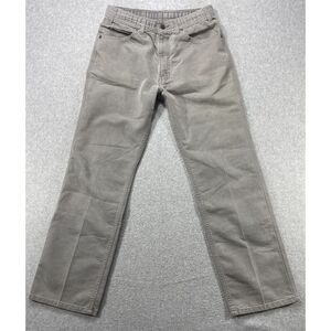 Vintage Levi's Jeans Mens 30x30 Gray Straight Leg Distressed Faded‎ Denim Preppy
